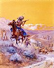 Charles Marion Russell Indian Attack painting
